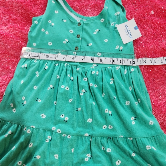 ARIZONA JEAN CO GREEN FLORAL PRINT ROMPER SIZE SMALL - Picture 11 of 16